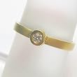 14K Yellow Gold Diamond Engagement/Promise Ring