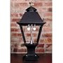 Gaslite America Gl300 Cast Aluminum Manual Ignition Natural Gas Light With Open Flame Burner And Pedestal Mount
