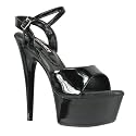 Nitelife Plateau Pumps KATIE PATENT black