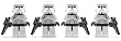 Buy Clone Trooper Army of 4 - LEGO Star Wars Figures Best Price.