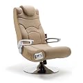 MusicRocker Modell Comfort II Macchiato (Multimediasessel, Soundsessel, Gaming Chair, Sound Chair, Stereo 2.1 System)