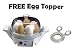 Oster 4716 Non stick Egg Cooker With FREE Stainless Steel Egg Topper