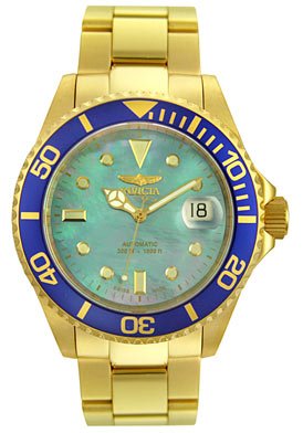 Men's Pro Diver Automatic Goldtone