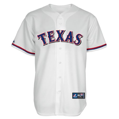 MLB Men's Texas Rangers Home Jersey, White