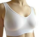 PACK OF THREE Camiselle perfect comfort bras. 1 X NUDE 1 X BLACK AND 1 WHITE BRA. All sizes available up to UK 22