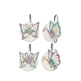 Garden Gate Floral Resin Shower Hooks
