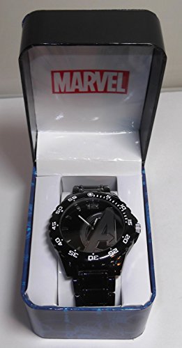 Marvel's Avengers Black Silicone Rubber Strap Boxed Watch