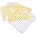 Spasilk 3 pack Soft Terry Hooded Towel Set, Yellow
