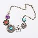 CHILDCITY New Hot Nice Vintage European Gorgeous Womens Crystal Flower Necklace