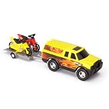 2009 Tonka OFF ROAD ADVENTURE SET SUV TRUCK w  TRAILER and MOTORCYCLES (dirt bikes)... by Hasbro   Tonka