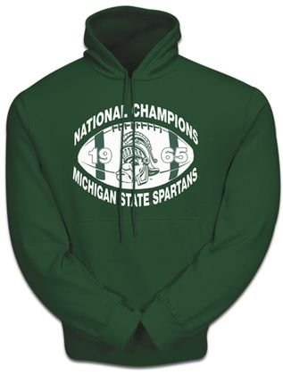 NCAA Vintage 1965 Michigan State Spartans Hooded Sweatshirt