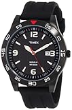 Timex Men's T2N6949J Style Sport Black IP Case and Resin Case Watch