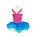 Jastore® Girls Red Bowknot Mermaid Dance Dress Ballet Tutu Dress