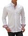 Stone Rose White Cotton Shirts for Men - Martin 2105
