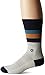 Stance Men's Llama Athletic Stripe Arch Support Classic Crew Sock, Navy, L