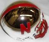 Johnny Rodgers Nebraska Cornhuskers Autographed Riddell Chrome Mini Helmet w/''72''