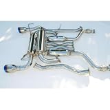 Invidia 03-08 Infiniti G35 Coupe Gemini Rolled Titanium Tip Cat-back Exhaust&Ecirc; by Invidia