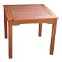 Tensen PS02T-58N Balau Wood Cardiff Square Table (20 x 20-inches)