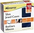 Memorex CD JEWEL CASES10 PACK COLOR SLIM
