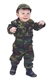 Aeromax Jr. Camouflage Suit with Cap, Size 18Month, Green