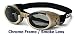 DOGGLES ILS Sunglasses - Protection from UV Rays for Your Dog - Shatterproof and Antifog - Chrome Frame/Smoke Lens - Medium