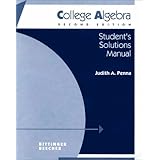 student solutions manual for college algebra