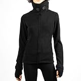 BENCH Cockney Funnel Neck Fleece schwarz, Größe:M