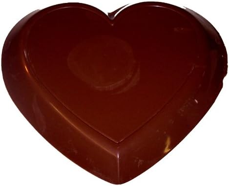 Lang's Chocolates Solid 3lb Dark Chocolate Heart. Measures 12 inches across