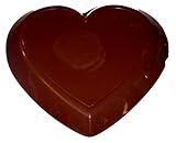3lb Solid Dark Chocolate heart. Large Valentine heart. Certified Kosher
