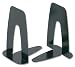 5 Star Office Book Ends Metal Heavy-duty 229mm Black (Pack 2)