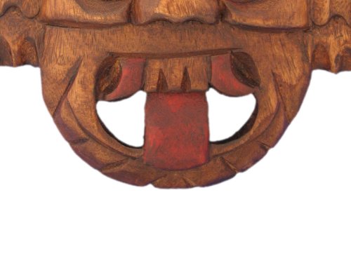 Handmade 'Night Clown' Tribal Mask Wall Hanging (Thailand)