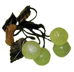 Chinese jade grapes - hand carved