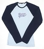 Raven Chick Ravenball Womens T-Shirt - Light Blue / Navy