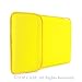 TopCase Yellow Portfolio Laptop Sleeve Bag Case Cover for All 13