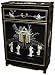 Classic Asian Accent Furniture - 36" Ming Lacquered Oriental Shoe Cabinet Linens Chest - 3 Colors