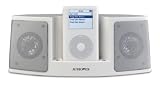 Audiovox iPod and Universal MP3 Player Speaker Dock (White)