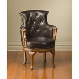 Office Chair in Medium Brown