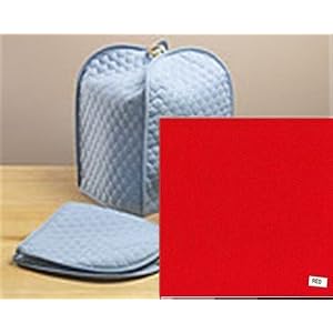 Quilted Appliance Mixer/Coffee Maker Cover - Red