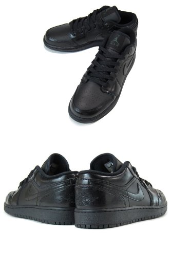 [ナイキ]NIKE AIR JORDAN1 LOW GS BLACK