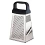 Pedrini Black & Satin Stainless Steel Pyramid Grater