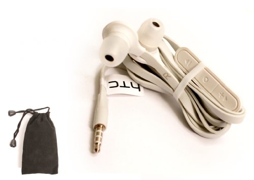HTC Smart Wired Headset with Flat Tangle Free Cable RC-E190 (White) - Bulk Packaging HTC Smart Wired Headset with Flat Tangle Free Cable RC-E190 (White) - Bulk Packaging