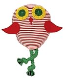 Kathe Kruse Shaking Owl Rattle, Red/White by Kathe Kruse [並行輸入品]
