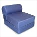 Elite Products 32-2120-604 - Navy Adult Foam Sleeper Chair (Poly-Cotton)