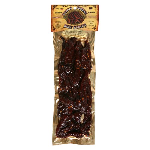 Gary West Meats, Certified Angus Strips, Cajun, 8-Ounce Unit by Dried Beef