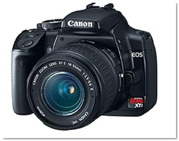 Canon Digital Rebel XTi 10.1MP Digital SLR Camera with EF-S 18-55mm f/3.5-5.6 Lens (Black)