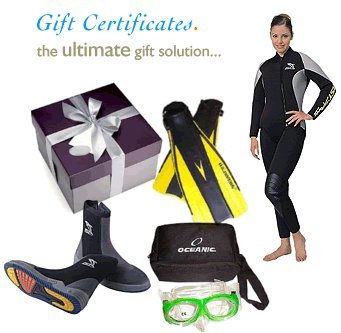Gift Certificates Certificate Gift Card Gifts Scuba Dive Diving Diver Gear Equipment