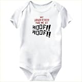Baby Bodysuit White MY Labrador Retriever HAD ME AT WOOF Dogs