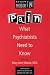 Book Pain: What Psychiatrists Need to Know (Review of Psychiatry Series, Vol. 19, No. 2) (Review of Psychiatry)