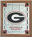 Georgia Bulldogs Stained Glass Wall Plaque