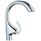 GROHE 32 071 000 K4 Dual Pull-Out Spray Kitchen Sink Faucet, Chrome